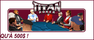 Jouez au poker avec Titan Poker !